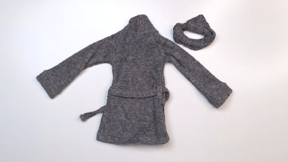 Bathrobe Set w/ Headband