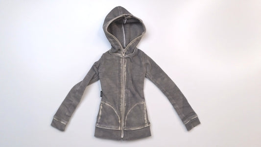 Hooded Zipped Cardigan