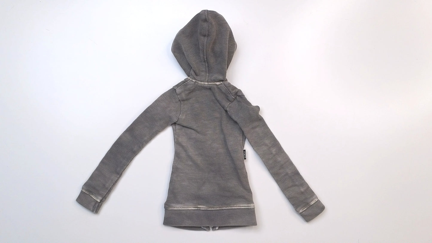 Hooded Zipped Cardigan