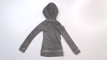Hooded Zipped Cardigan