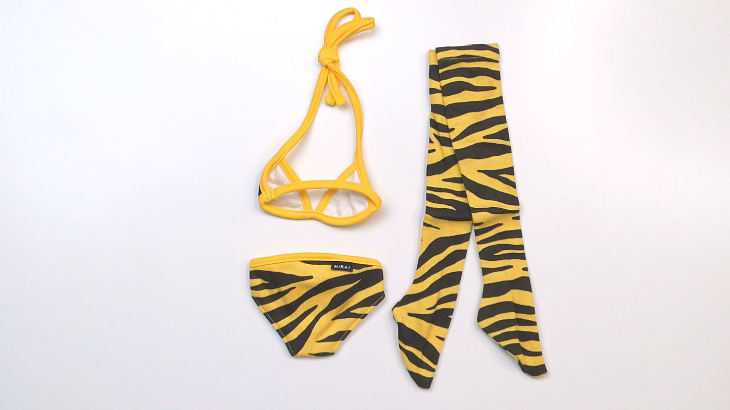 Yellow Tiger Bikini