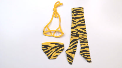 Yellow Tiger Bikini