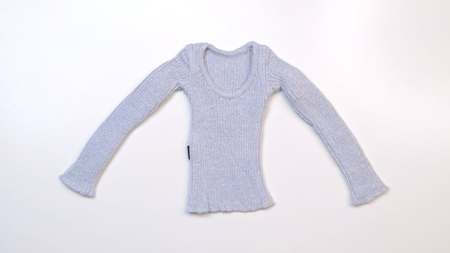 Nice Sweater Silver/Blue