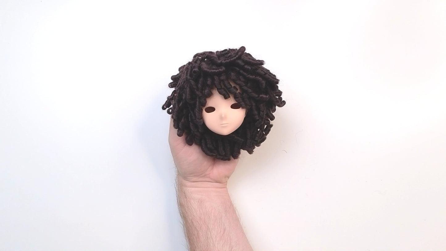 Twist Out Wig (Dark Brown) (Chaos)