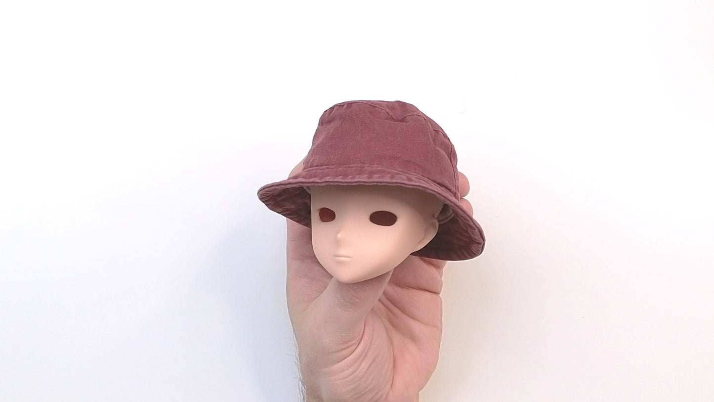 Maroon Bucket Hat