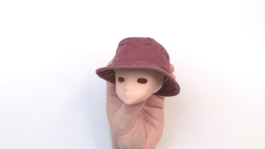 Maroon Bucket Hat
