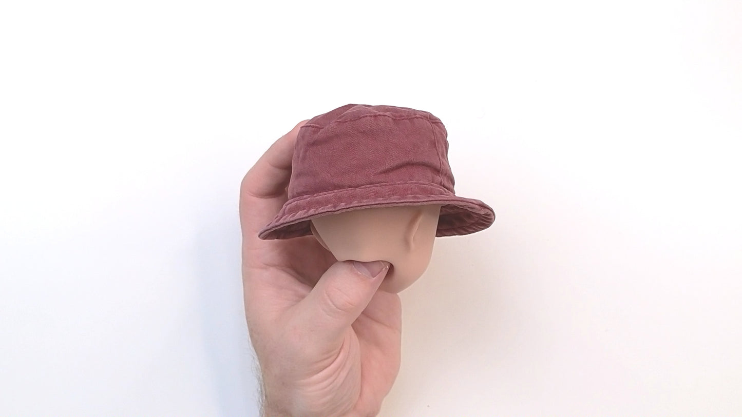Maroon Bucket Hat