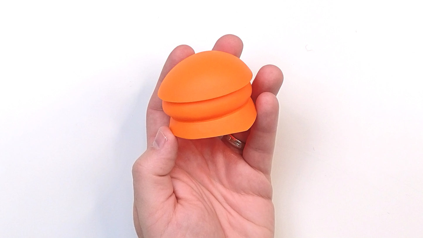 Headcap Orange UNCUT