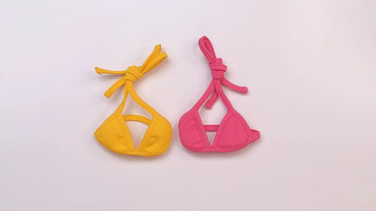 Bikini Tops 2-Pack (Pink & Yellow)