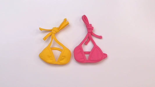 Bikini Tops 2-Pack (Pink & Yellow)