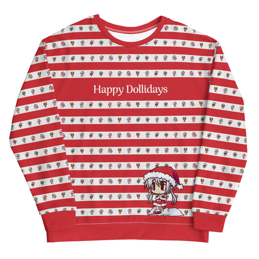 Ugly Happy Dollidays Unisex Sweatshirt