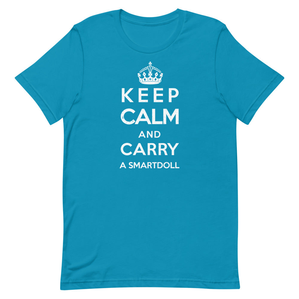 Keep Calm Unisex T-Shirt Aqua S - Main Image