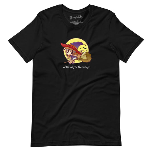 Witch Way to the Candy - Unisex T-Shirt